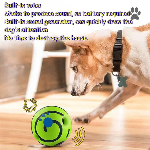 Giggle & Wobble Interactive Ball - Dog Toy