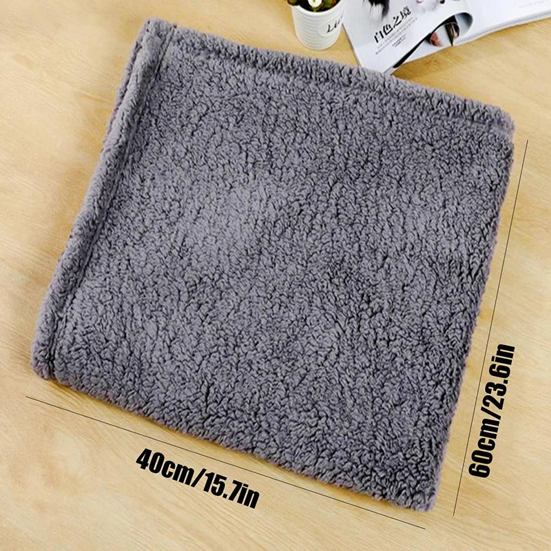 Cotton Velvet Pet Blanket - Soft Warm Dog & Cat Mat